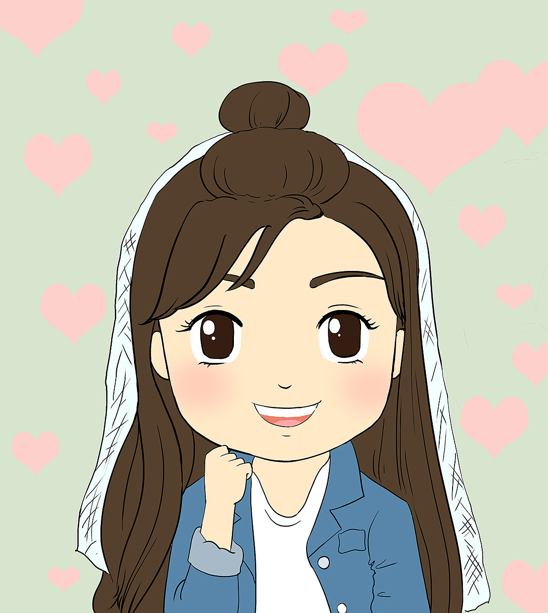 绿沙画像馆萌系卡通画像作品