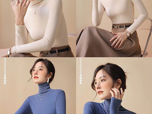 高领打底衫来喽/商品拍摄