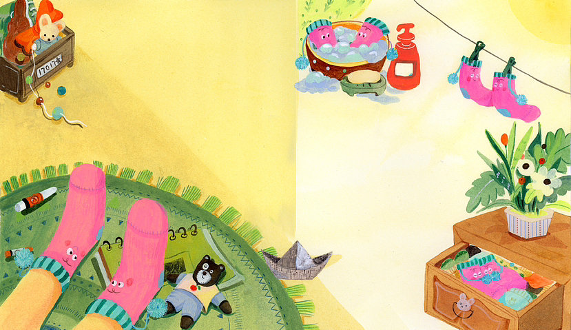 儿童绘本杂志内页