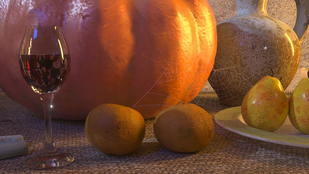 C4D建模渲染场景个人习作