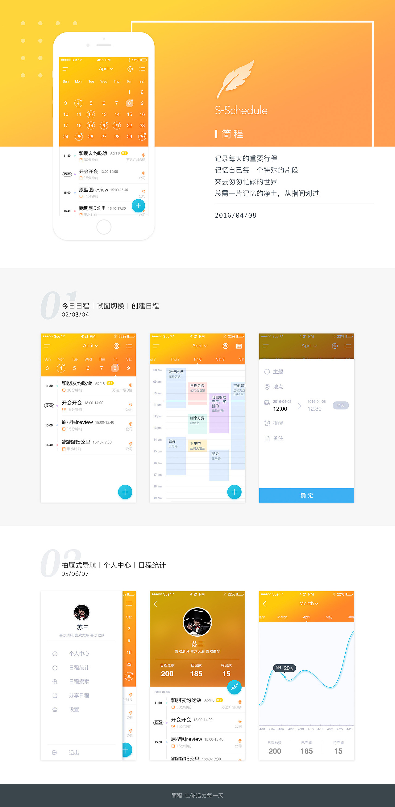 s-schedule（图ZNzEyMDc4ODQ=） - APP界面 - 站酷设计师比沐鱼1538原创素材 - 站酷ZCOOL