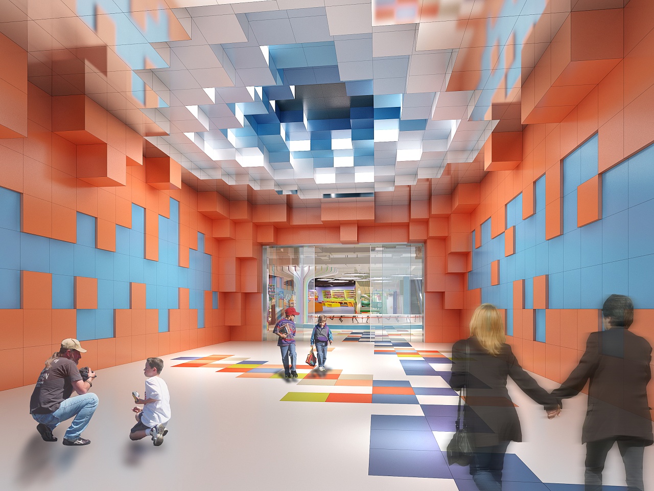 莲花亲子商场|空间|商业空间设计|永墨设计 - 原创作品 - 站酷 (zcool