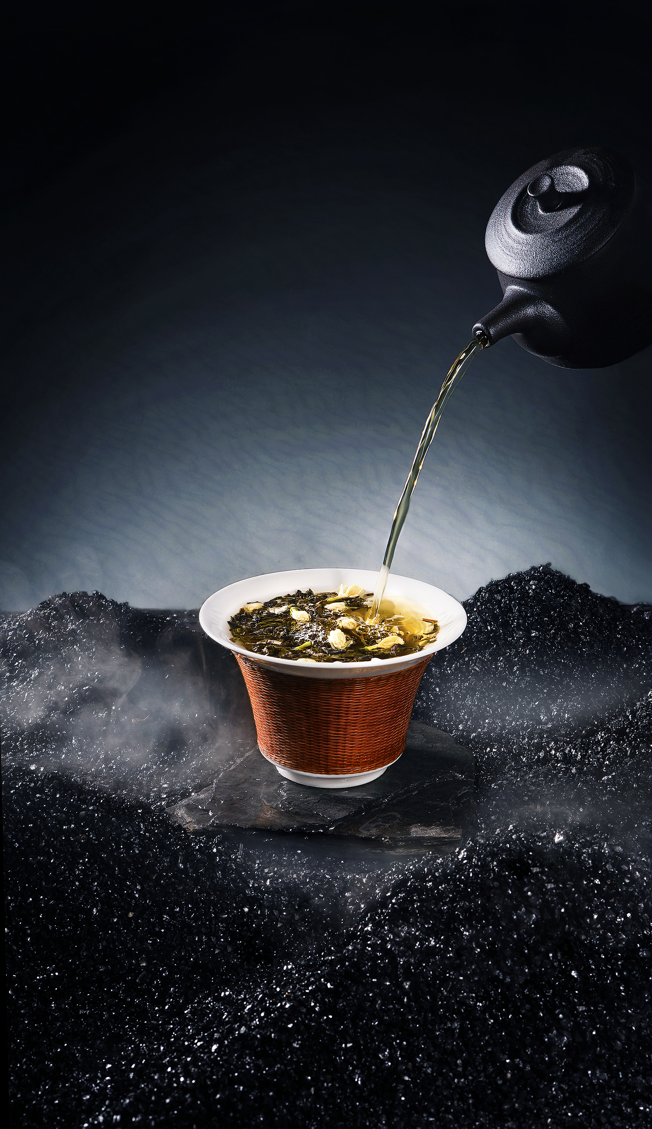 茶叶拍摄茶汤摄影