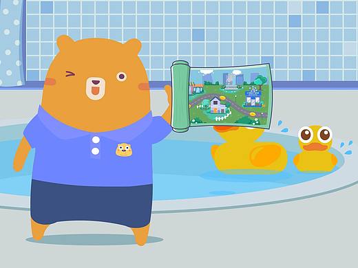 小漾亲子游泳-预约课程引导-MG动画设计