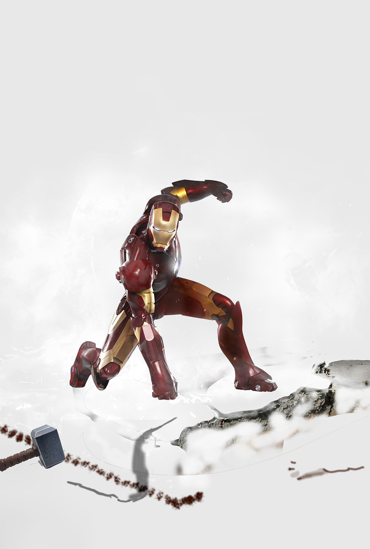 鋼鐵俠Iron Man 粉絲自制海報(bào)（圖ZMzIxODY5MDI4） - 海報(bào) - 站酷設(shè)計(jì)師偶遇鹿先森原創(chuàng)素材 - 站酷ZCOOL