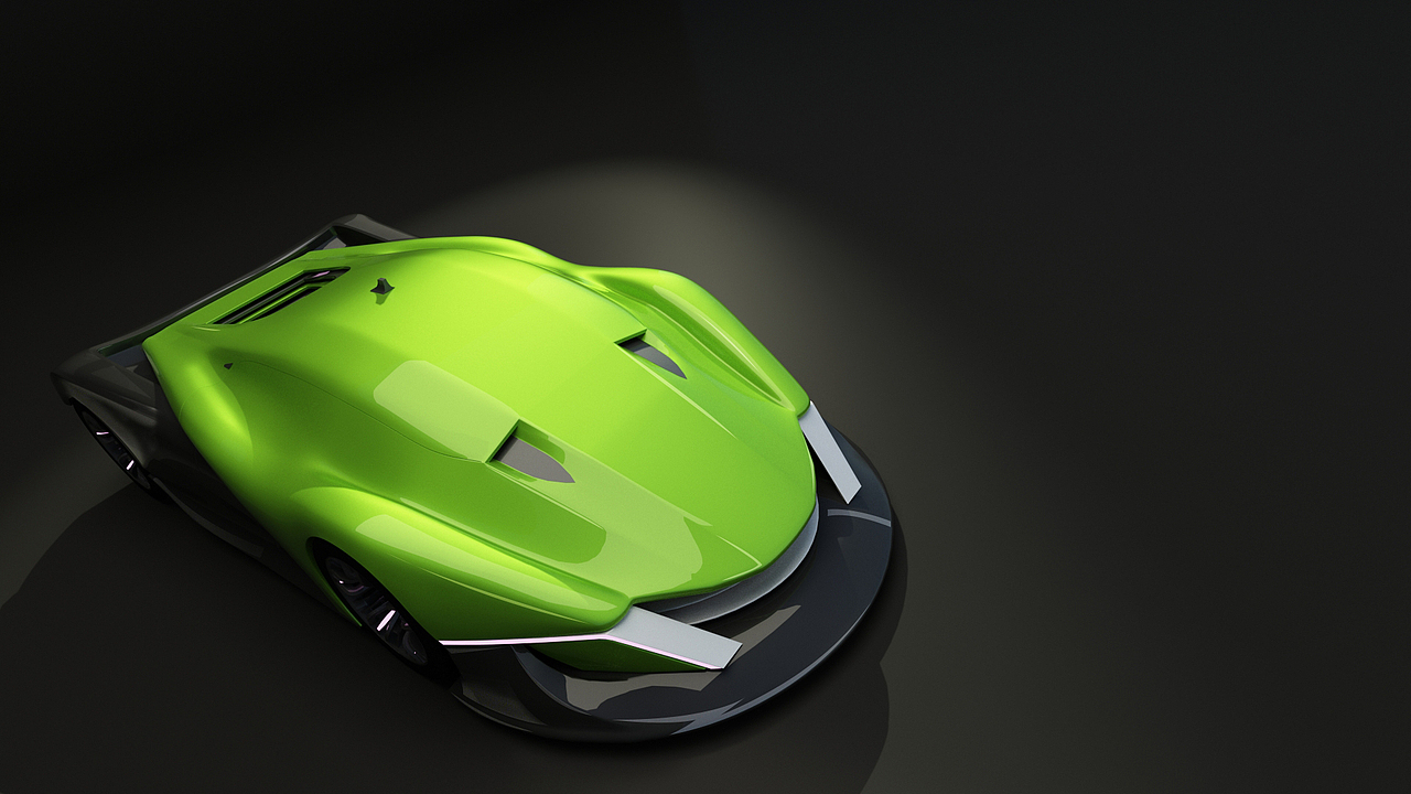 概念车效果习作——迈凯伦2032