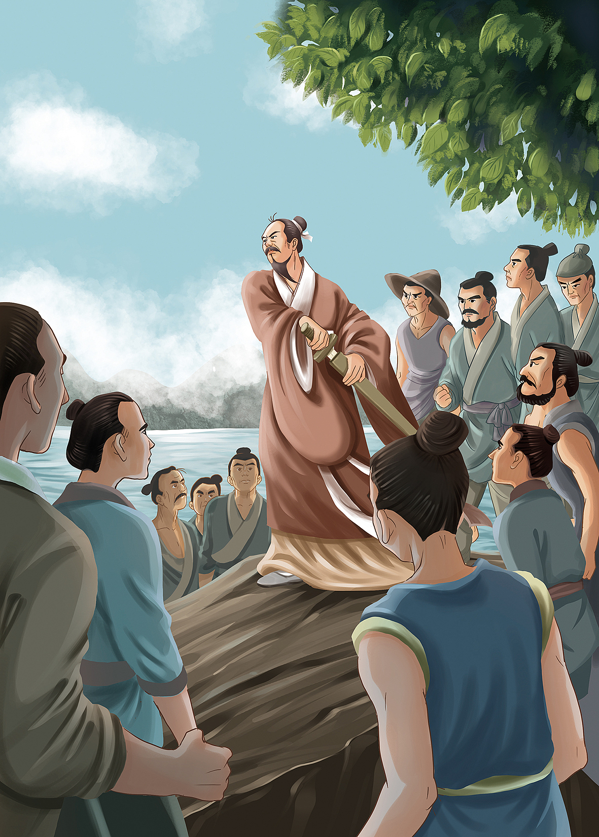 原创插画《史记故事》