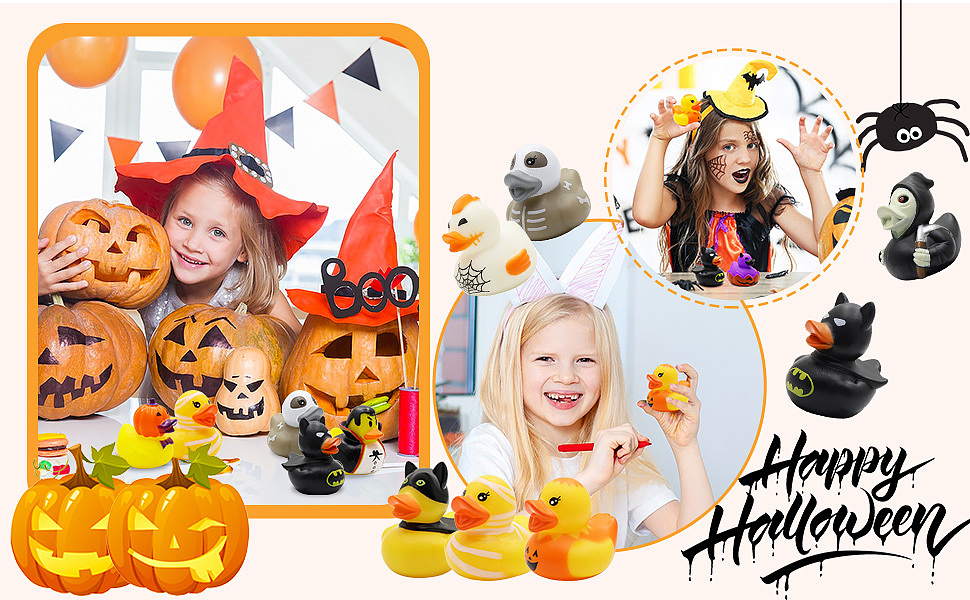 亚马逊万圣节玩具鸭