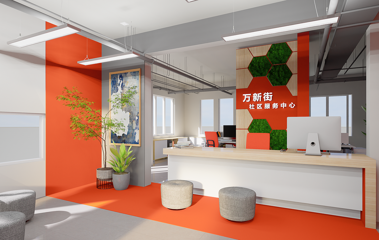 万新街社区服务中心(图ZMzI0NjAzNzky) - 其他平面 - 站酷设计师wang__song原创素材 - 站酷ZCOOL