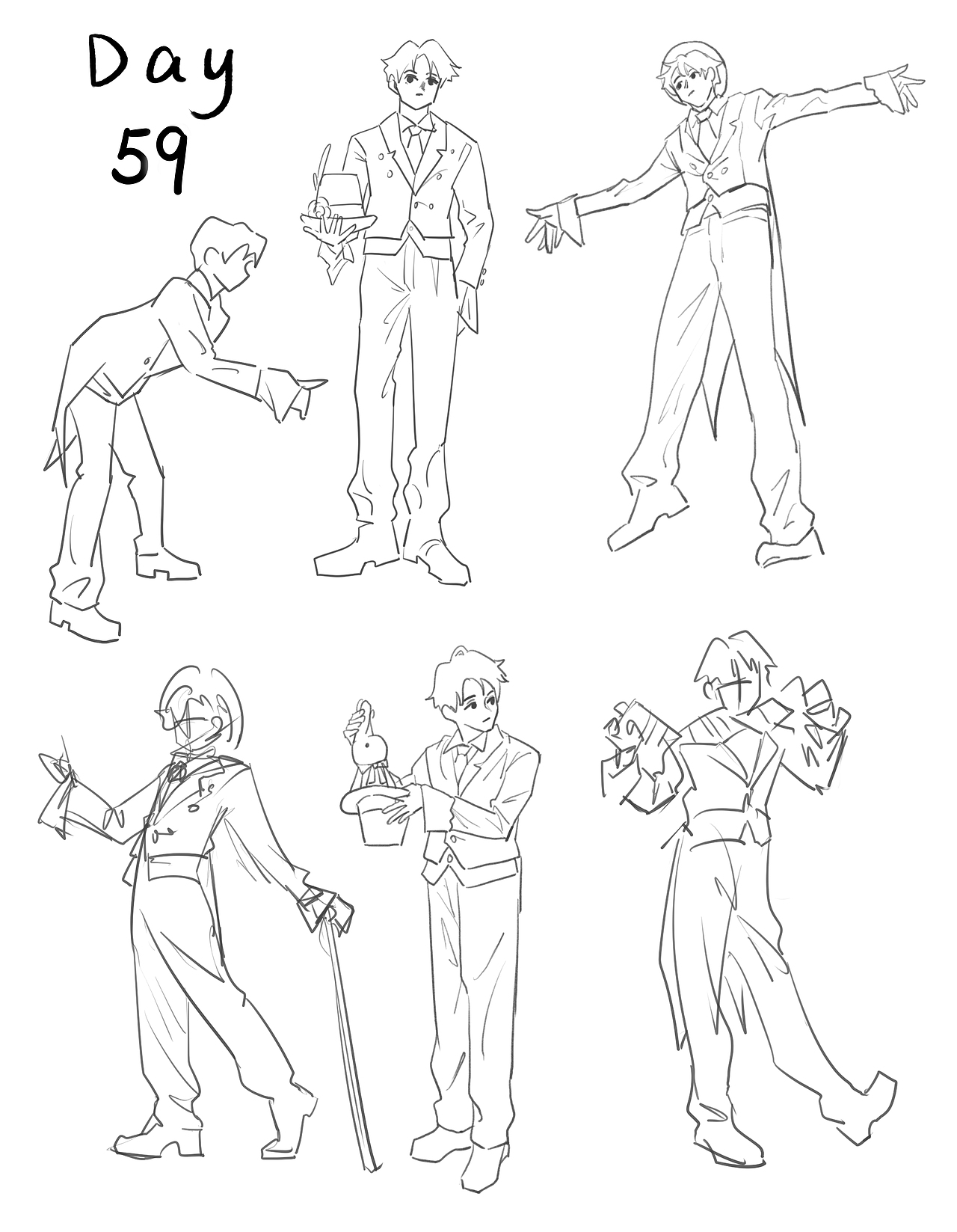 DAY59@速寫(xiě)班長(zhǎng)#速寫(xiě)60天挑戰(zhàn)賽（圖ZMjk5MjA5MDQ0） - 創(chuàng)作習(xí)作 - 站酷設(shè)計(jì)師罐罐U_U原創(chuàng)素材 - 站酷ZCOOL