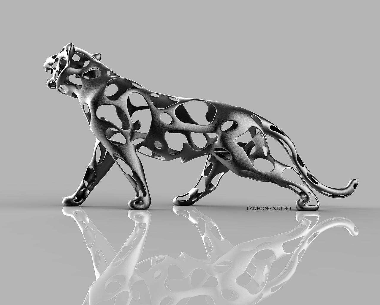 《母与子》《虎啸》（图ZMzE1ODY5NzE2） - 雕塑 - 站酷设计师周鉴鸿_雕塑原创素材 - 站酷ZCOOL