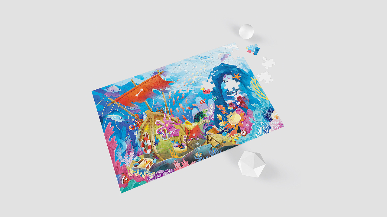 上半年桌游及拼图项目总结（图ZMzExMTA3MjI0） - 儿童插画 - 站酷设计师比巴卜酱原创素材 - 站酷ZCOOL