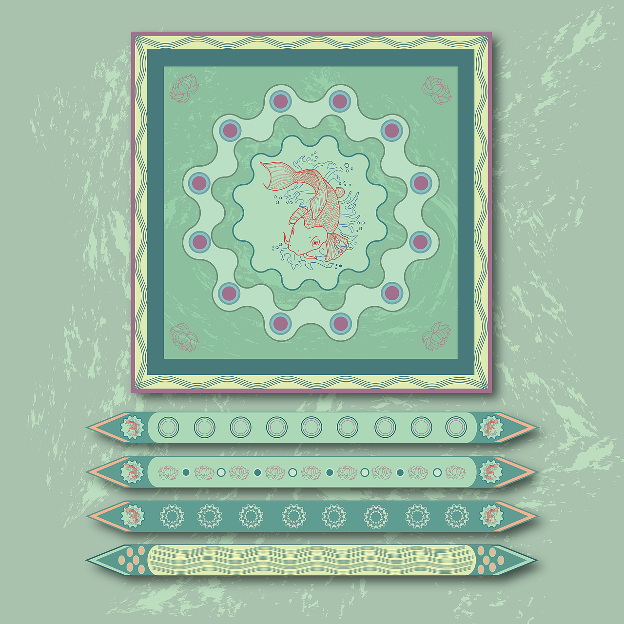 湘西苗族服饰纹样设计