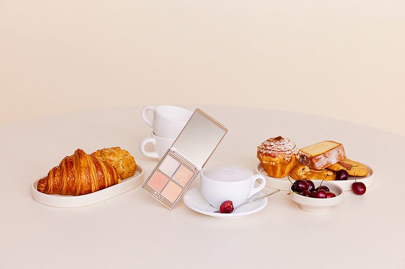 彩妆眼影粉饼质地化妆品修图合集场景修图护肤品