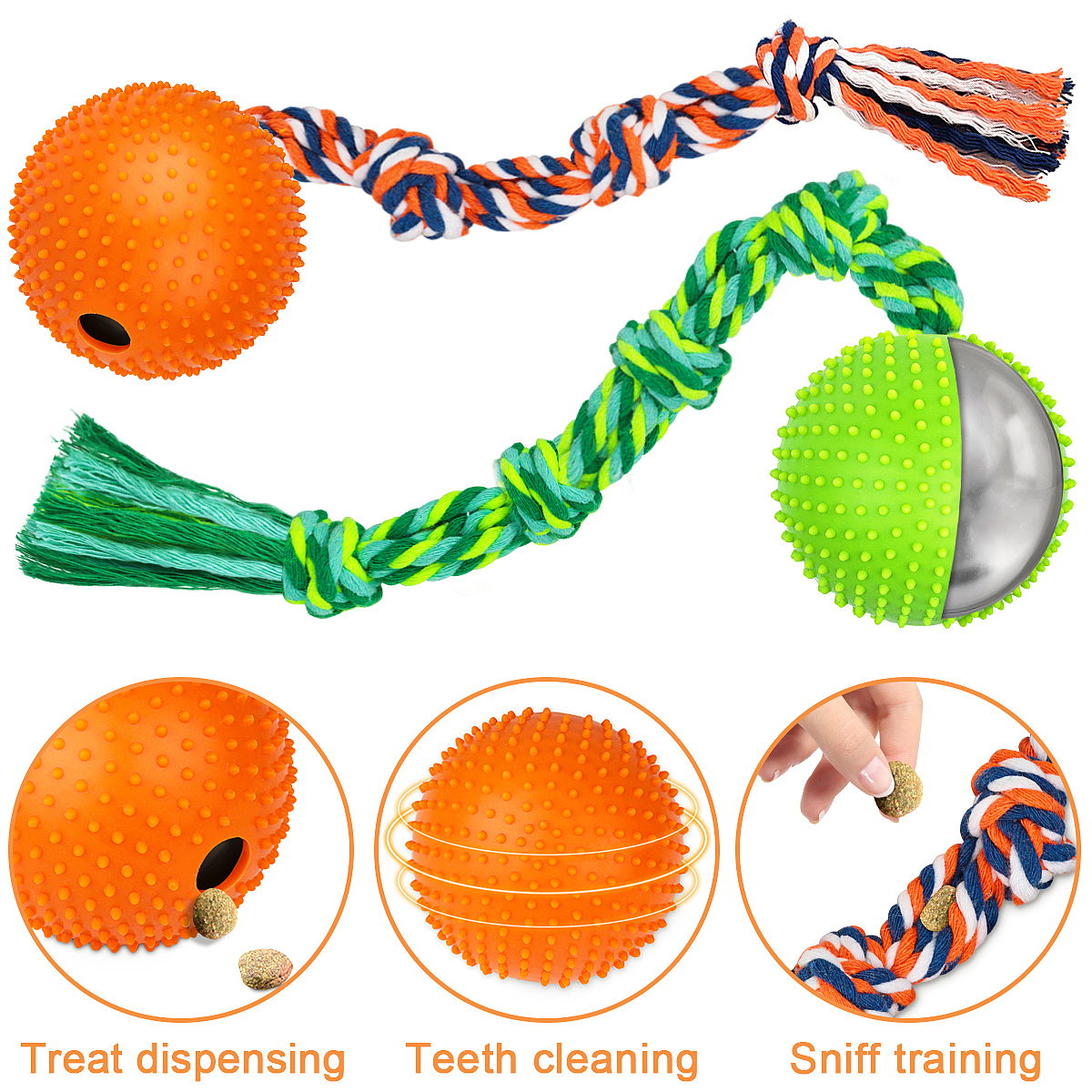 橙色宠物咬咬球图片制作