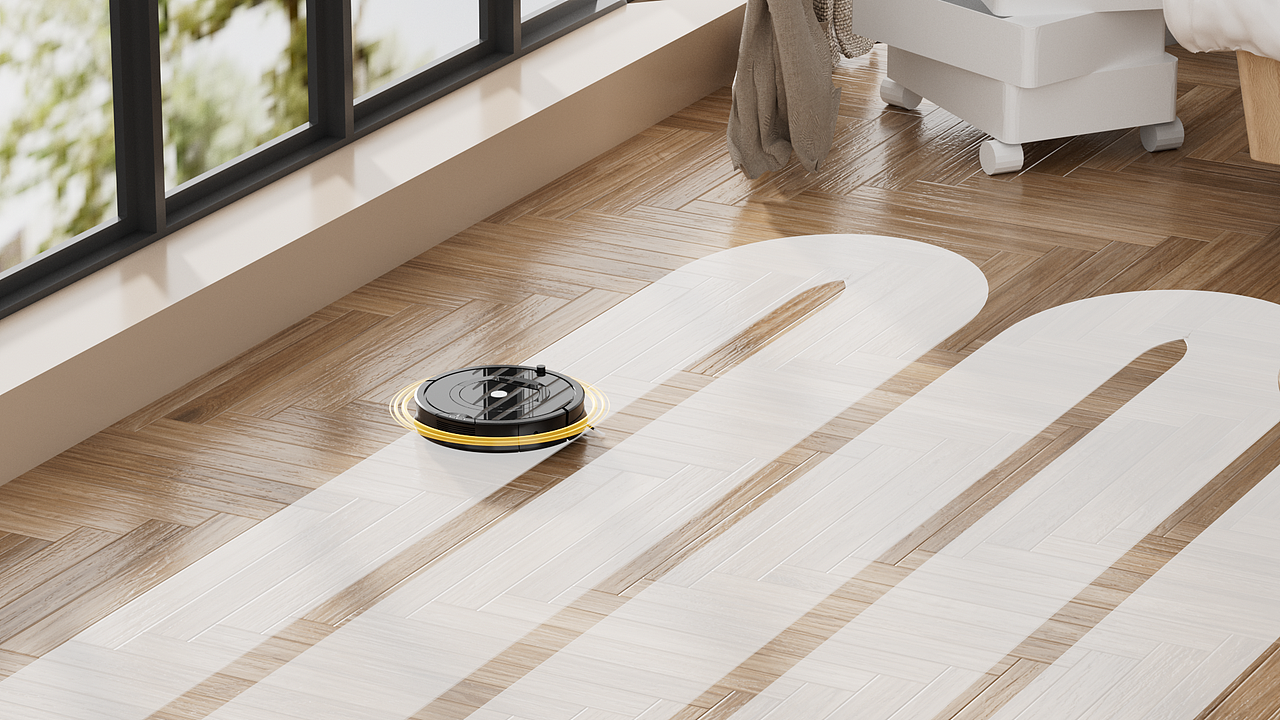 扫地机器人三维动画