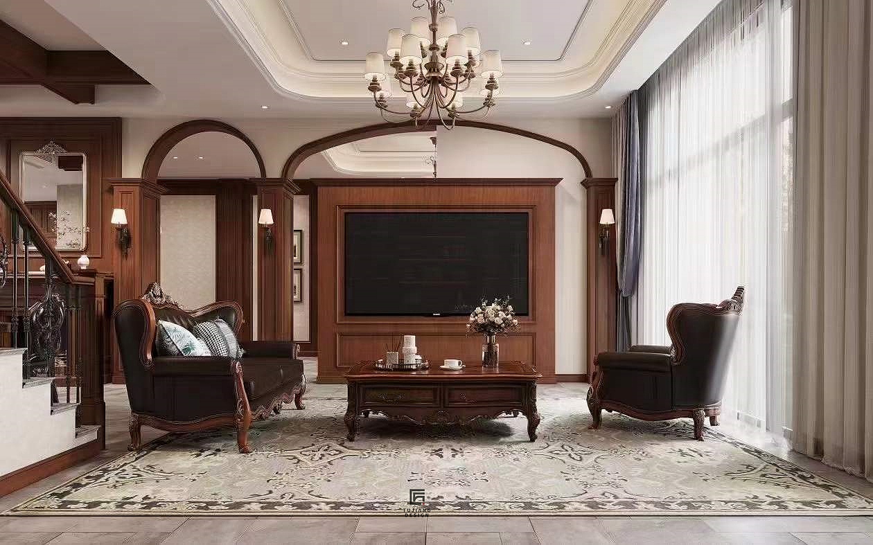 美式风格设计案例｜像一部经典老电影永不过时（图ZMzY0NDE1MTQw） - 家装设计 - 站酷设计师欣欣爱设计吖原创素材 - 站酷ZCOOL