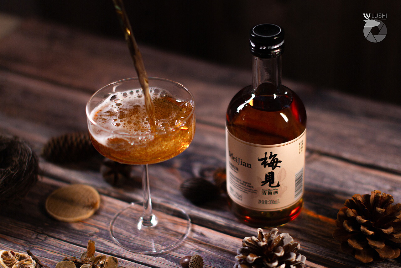 青梅酒产品拍摄