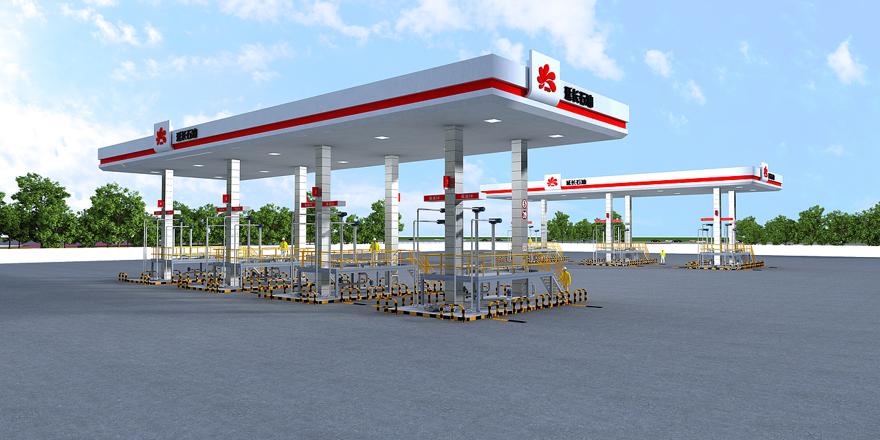 加油站效果图 第五期