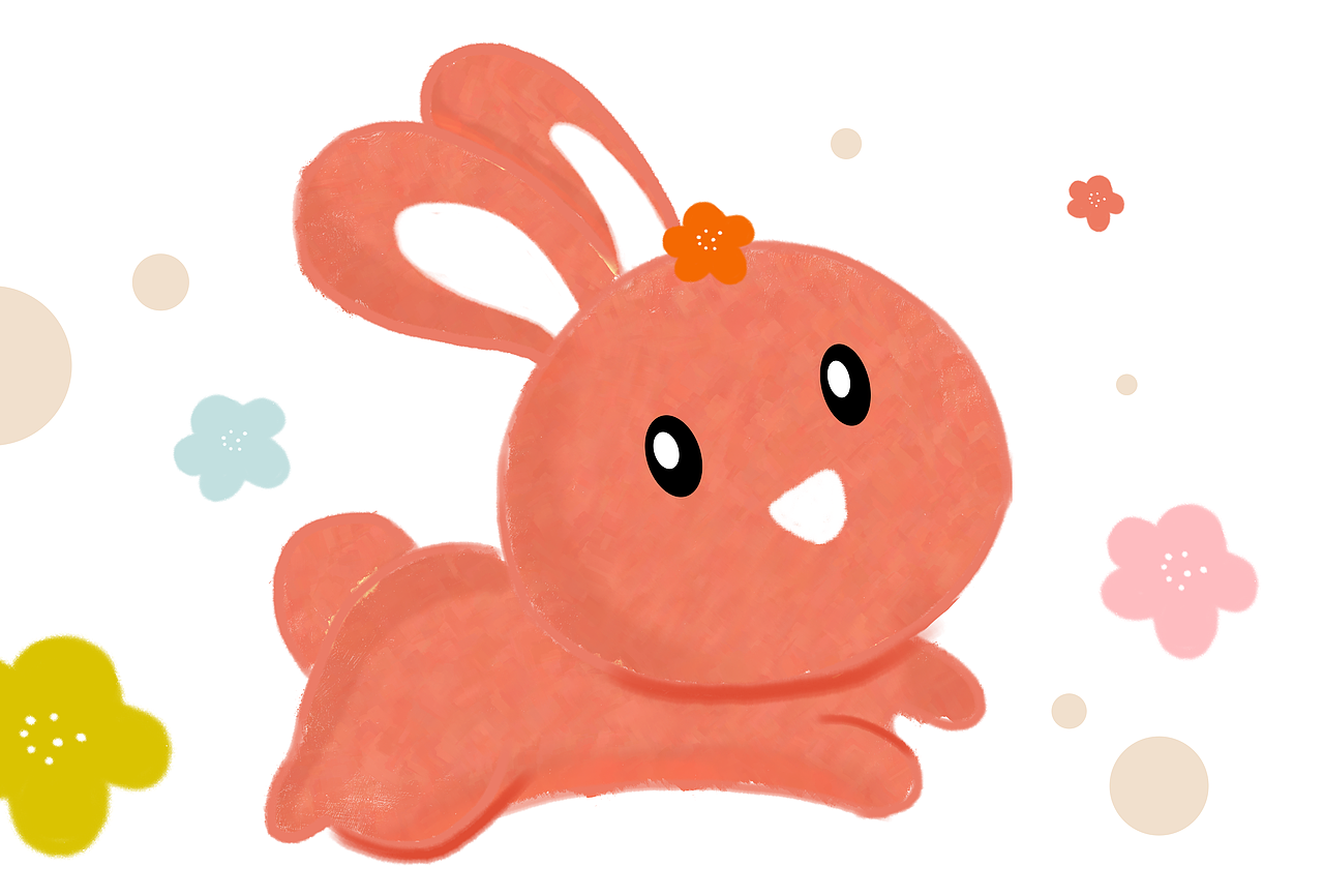 兔子吉祥（图ZMzE4OTAwMTg0） - 儿童插画 - 站酷设计师五多丫原创素材 - 站酷ZCOOL