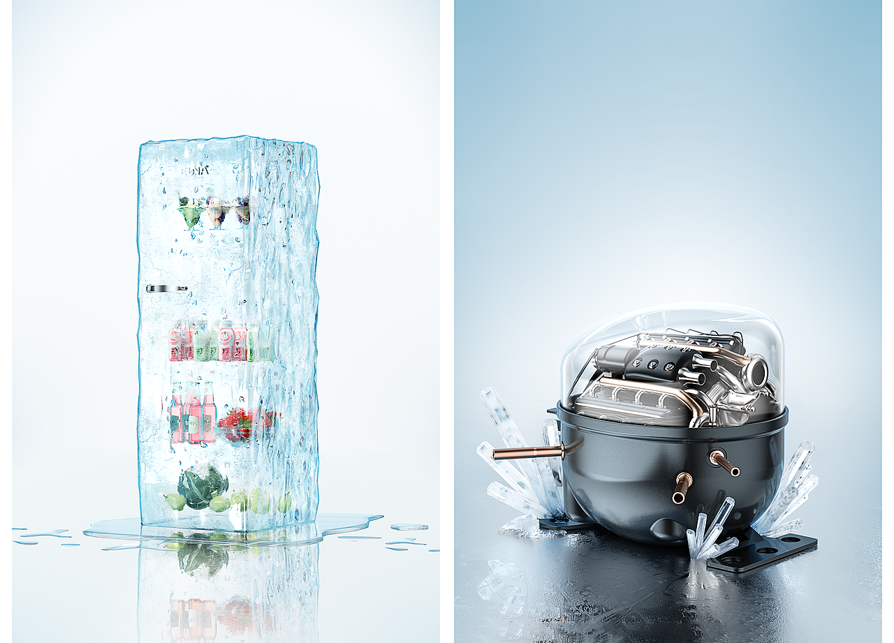 冰箱渲染场景（图ZMzI1MTA4ODIw） - 产品 - 站酷设计师叫我第一名嗯原创素材 - 站酷ZCOOL