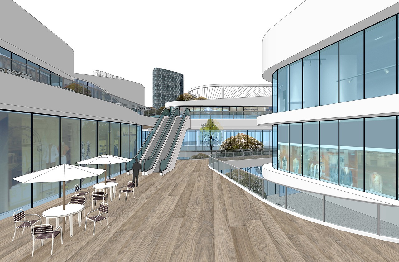 现代商业综合体SU模型下载（图ZMzExNDM0NDQw） - 建筑设计 - 站酷设计师素模网原创素材 - 站酷ZCOOL