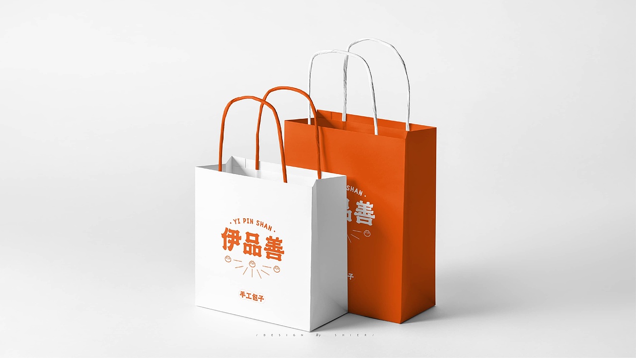 伊品善手工包子丨包子店铺餐饮品牌logo设计（图ZMzI3ODI1NzEy） - Logo - 站酷设计师拾贰品牌管理原创素材 - 站酷ZCOOL