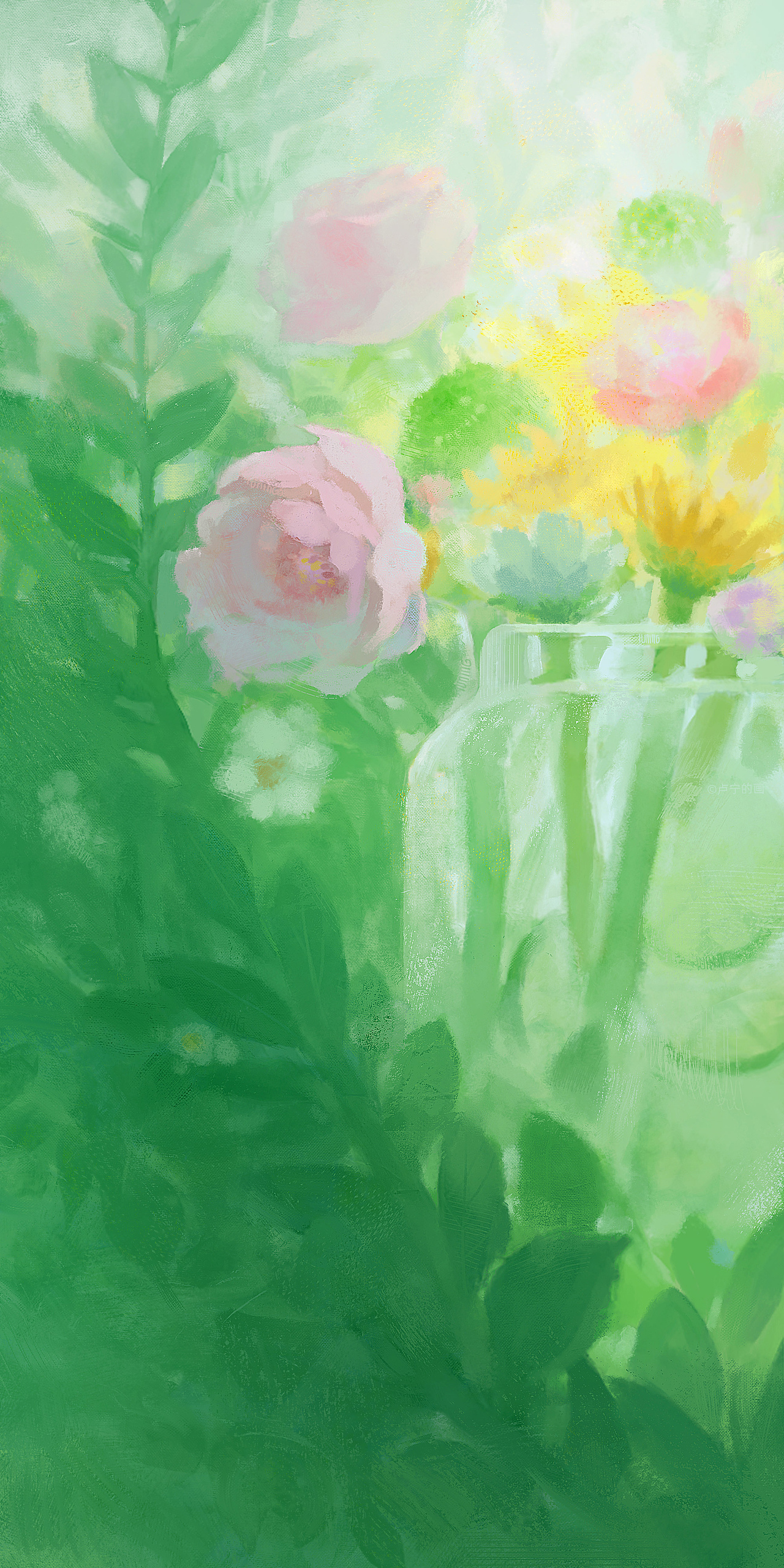 《绿》*9张（图ZMzIxMzMwOTE2） - 创作习作 - 站酷设计师卢宁的画原创素材 - 站酷ZCOOL