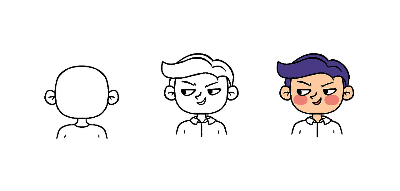 挑戰(zhàn)百變頭像 Day010（圖ZMzQwMjI0MDAw） - 商業(yè)插畫 - 站酷設(shè)計(jì)師何仙姑Queenie原創(chuàng)素材 - 站酷ZCOOL