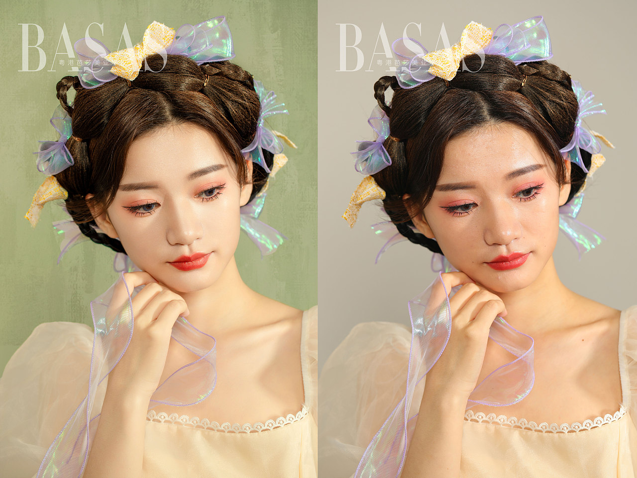 粤港芭莎妆面作品