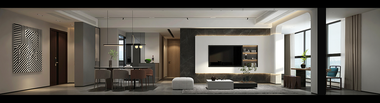 广州市 | 花都 都湖国际私宅 2022，10（图ZMzE5Nzg1OTQ4） - 家装设计 - 站酷设计师林魂设计原创素材 - 站酷ZCOOL