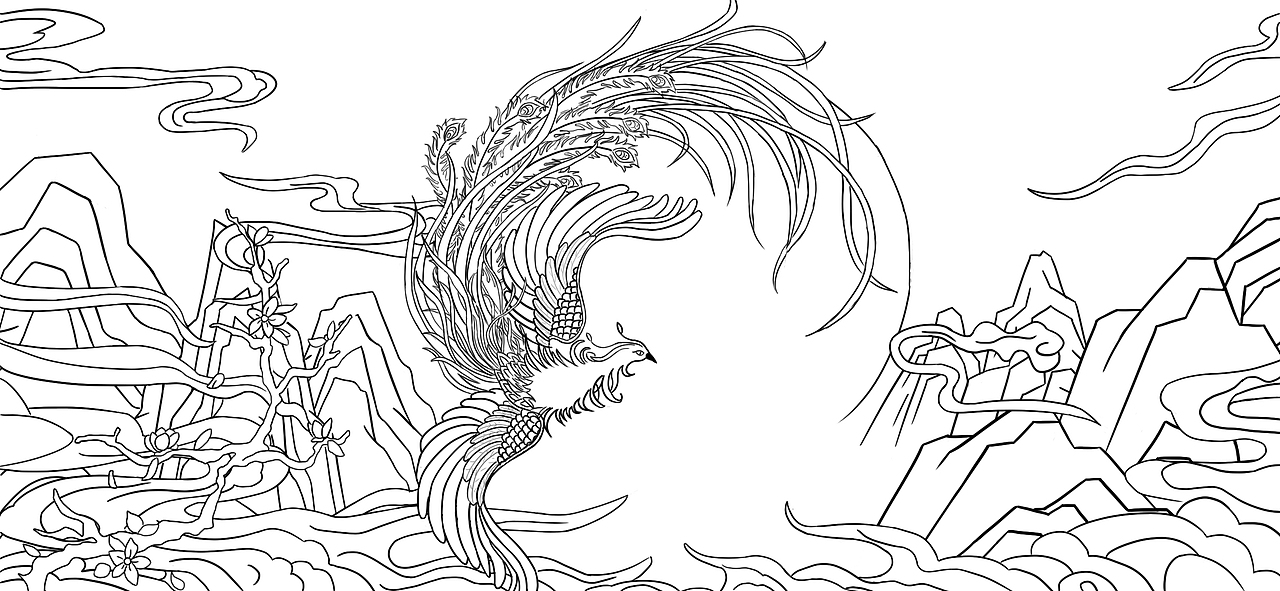 “盛世如画 山海和鸣”手绘海报（图ZMzU2MjYzOTE2） - 商业插画 - 站酷设计师猫猫chi鱼鱼原创素材 - 站酷ZCOOL