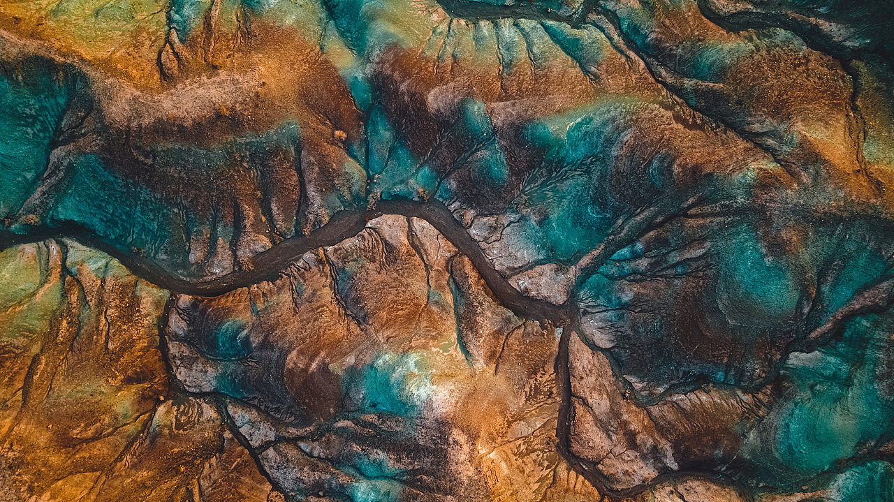 地球绝无仅有的山脉-张掖丹霞地貌