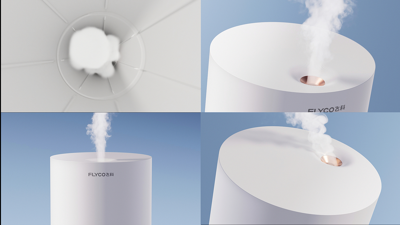 FLYCO飞科 FH9207加湿器产品CG（图ZMzQ3NzAyMzQw） - 产品 - 站酷设计师ALEXPICTURE原创素材 - 站酷ZCOOL