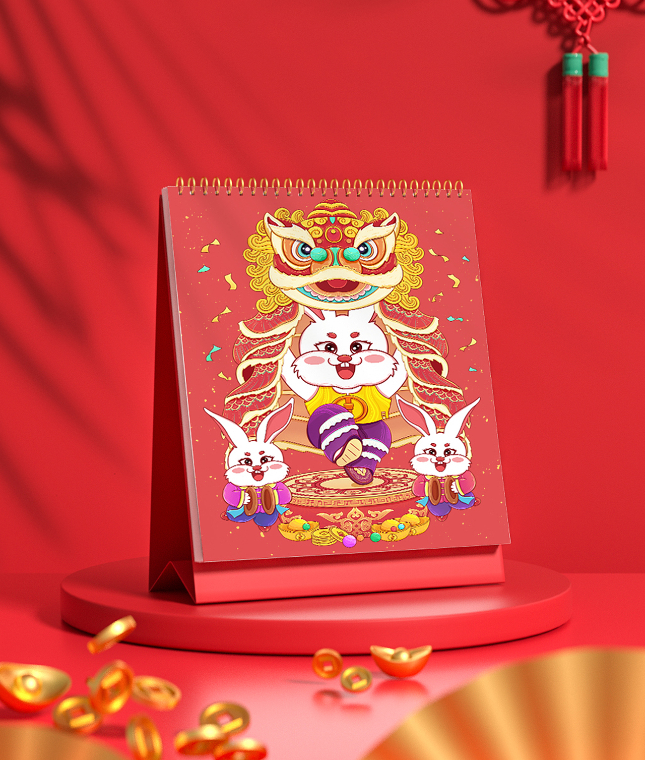 福兔贺岁—兔年新年主题插画（图ZMzA0NjA5NDA0） - 商业插画 - 站酷设计师画画的路垚原创素材 - 站酷ZCOOL