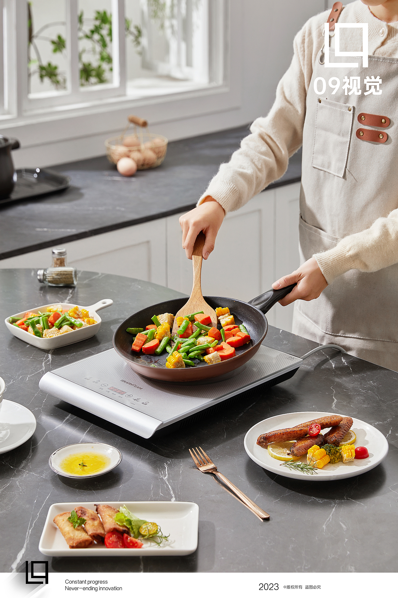 小家电拍摄|『尚尼电磁炉』× 09电商视觉工作室