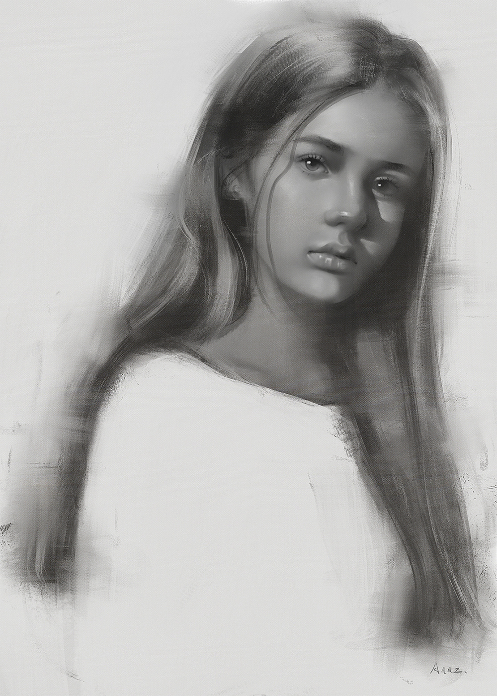 肖像结构练习（图ZMzA4Nzk3MDc2） - 创作习作 - 站酷设计师安之Annz原创素材 - 站酷ZCOOL