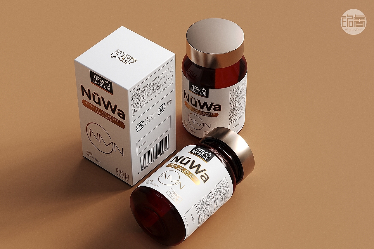NMN保健品NUWA PQQ胶囊包装设计©刘益铭原创作品（图ZMzY5NzYyNjU2） - 包装 - 站酷设计师刘益铭原创素材 - 站酷ZCOOL