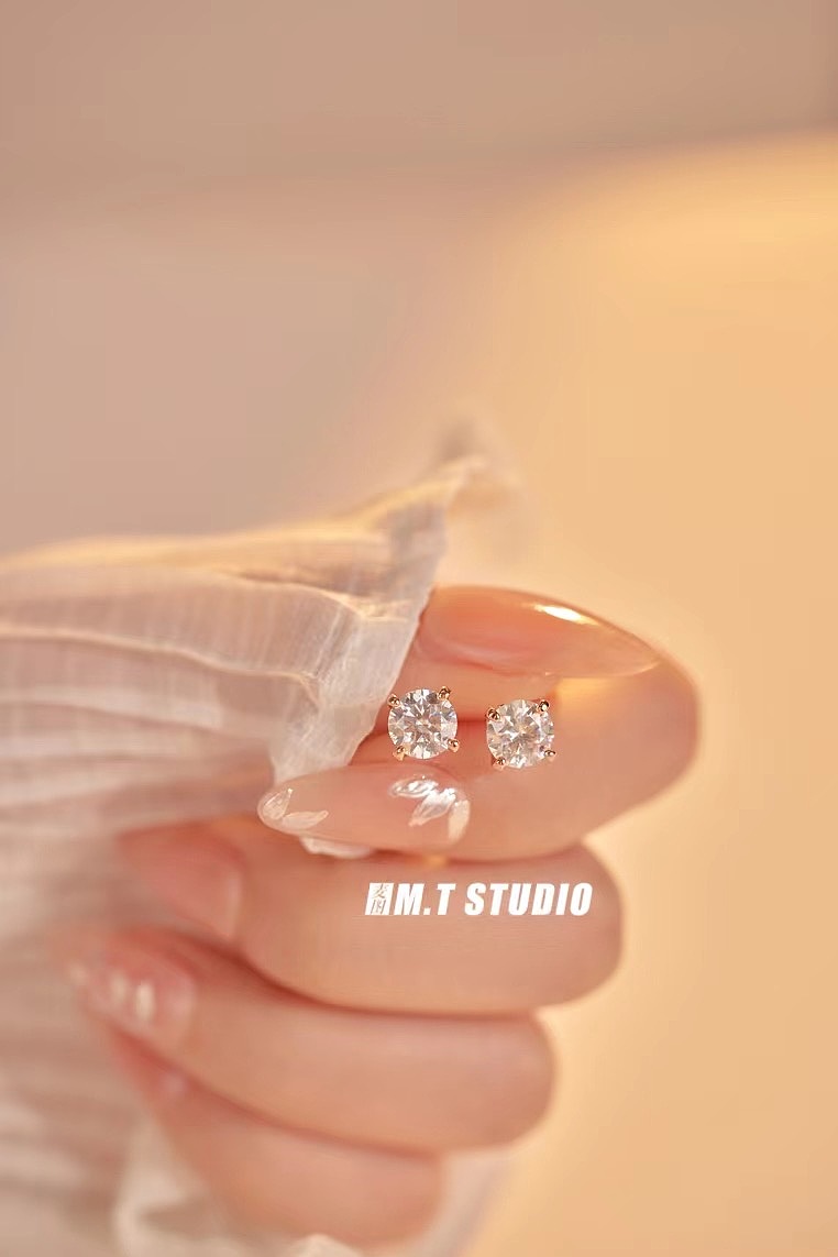 产品摄影 珠宝饰品首饰而是模特拍摄 耳钉饰品视频录制