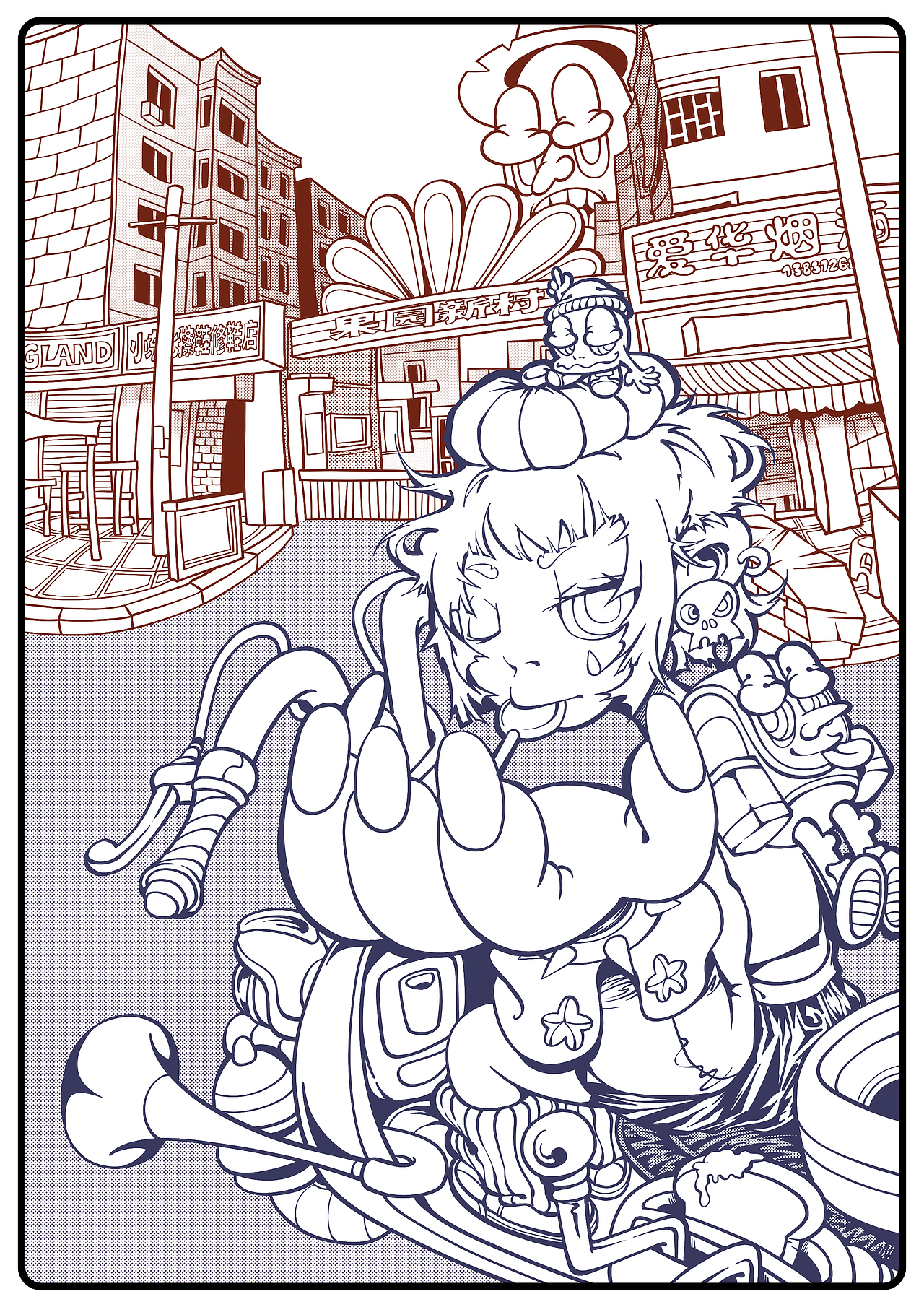 原创插画/P.T/3-5月作品总结