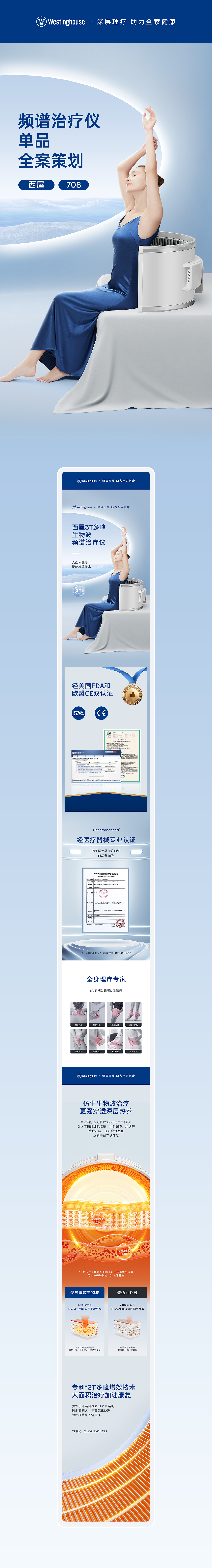 西屋Westinghouse-2款医疗产品详情页（图ZMzU1NDM1NjM2） - 电商 - 站酷设计师maybe视觉原创素材 - 站酷ZCOOL