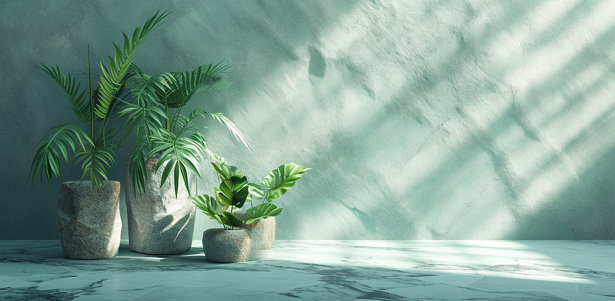 AI电商绿植展台