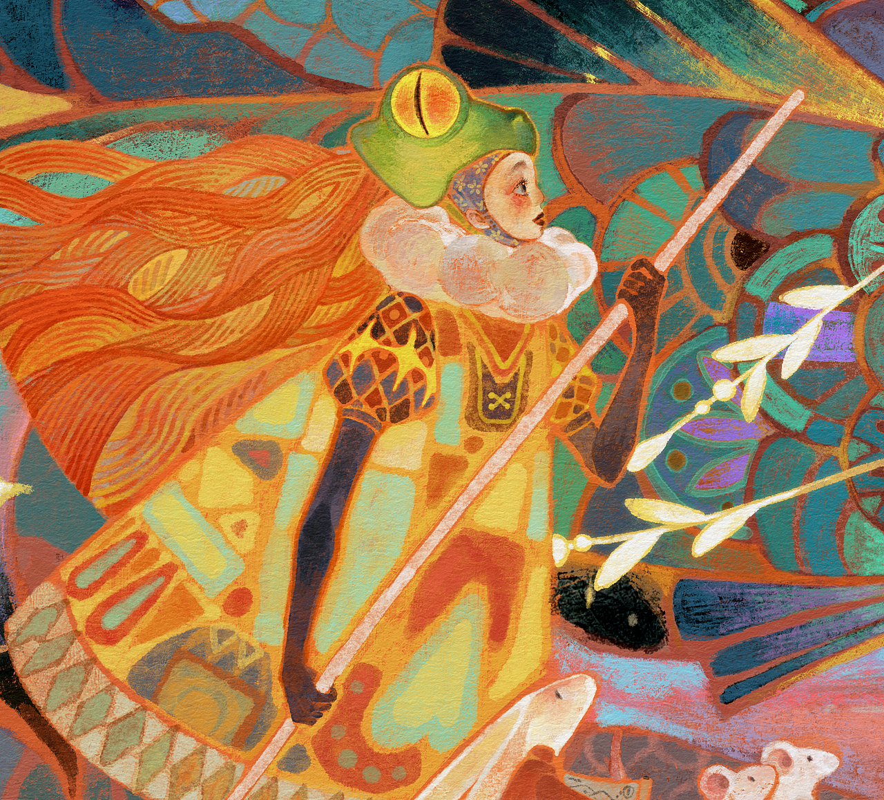 一直游到宇宙尽头（图ZMzI5ODI3Mzc2） - 商业插画 - 站酷设计师连雨山原创素材 - 站酷ZCOOL