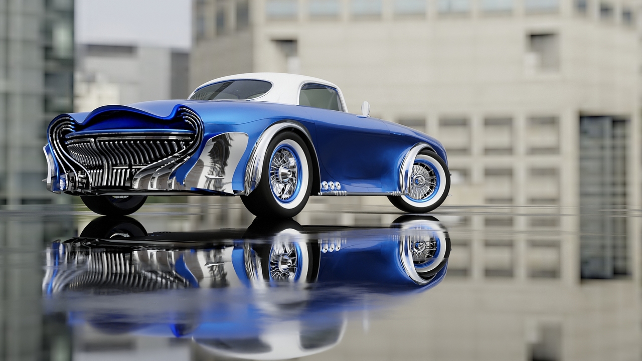 Blender老爷车02__22年数字藏品NFT项目