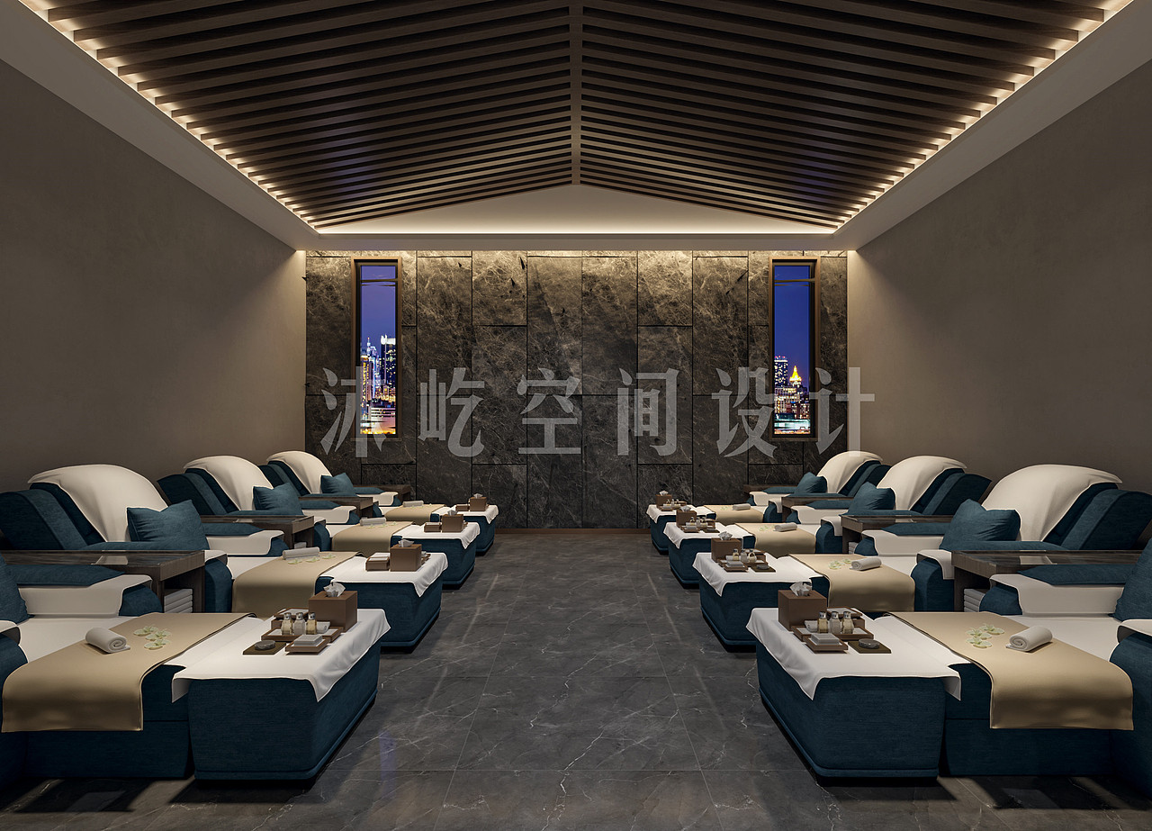 新中式足疗店（图ZMzEyNzY2MDEy） - 商业空间设计 - 站酷设计师人间小西瓜原创素材 - 站酷ZCOOL