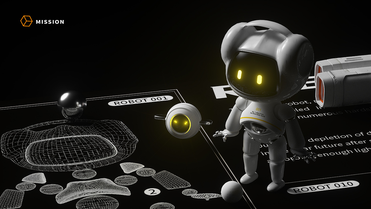 【星际旅行】C4D机械IP设定