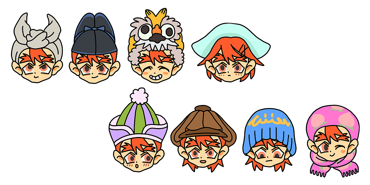 《陕西“八大怪”系列插画文创》（图ZMzEyODczMTA4） - 其他平面 - 站酷设计师SP羅ACE原创素材 - 站酷ZCOOL