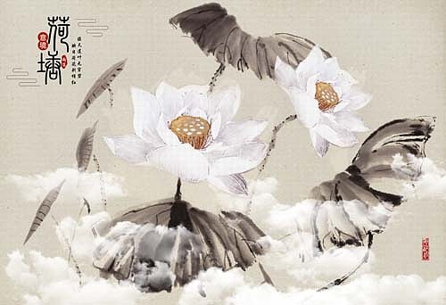 2023花鸟（图ZMzI4Nzc5OTA0） - 商业插画 - 站酷设计师新中式纱画图库原创素材 - 站酷ZCOOL