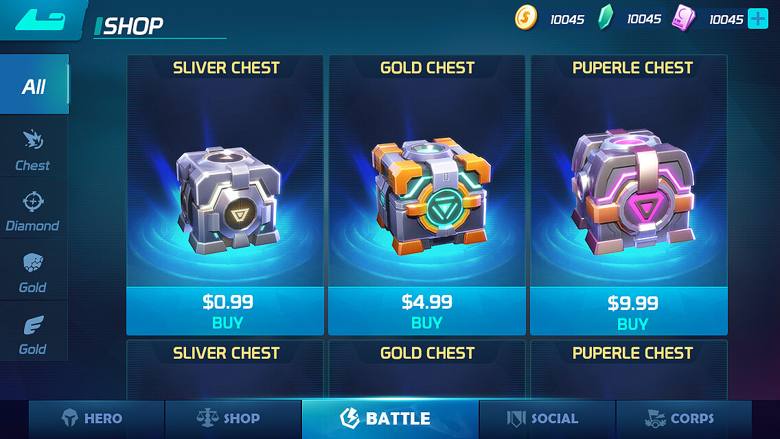 科幻游戏UI设计