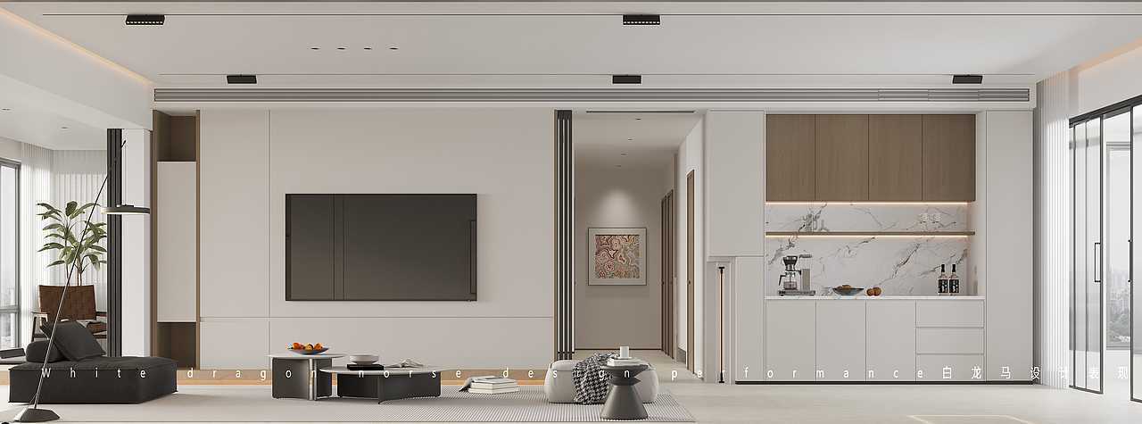 现代风格——白龙马效果